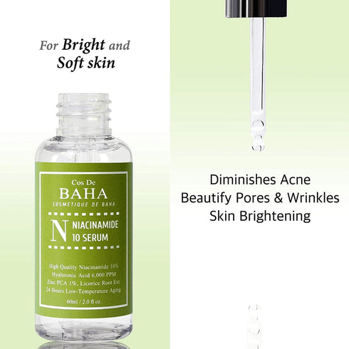 Niacinamide 10% Serum, 60ml - WowSkin Romania